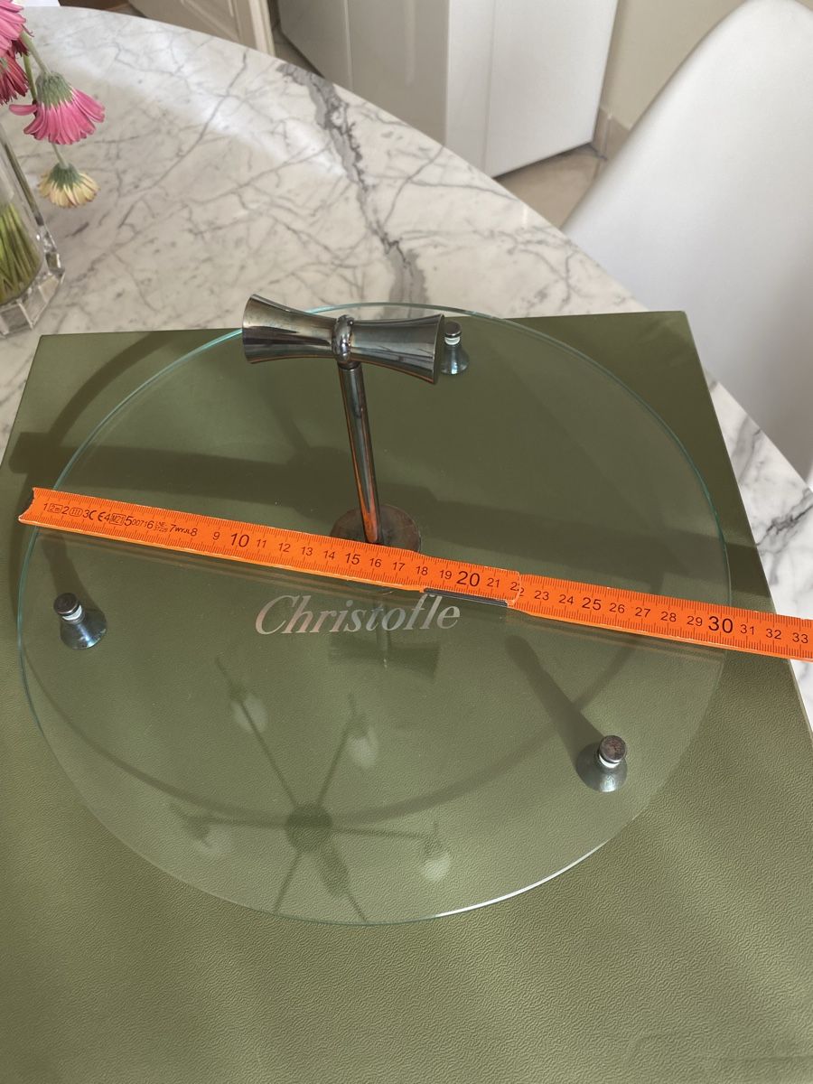 Christofle Piatti di portata: Christofle - Plateau à fromage – Nuovo e nell'imballaggio originale da Genève venduto da Oscar-111 5