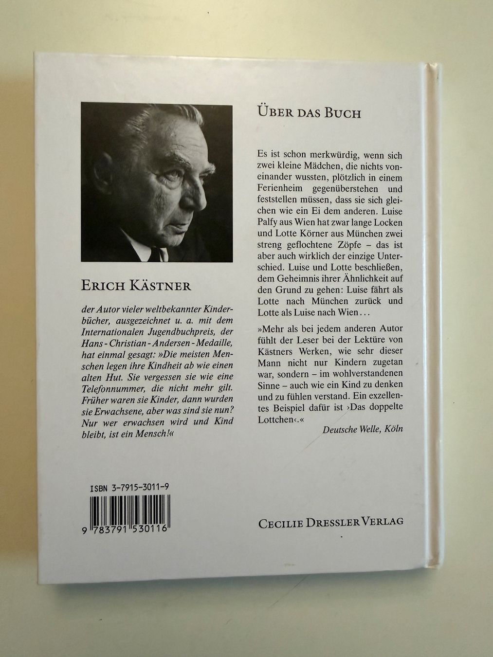 Livres: Klassiker - Das doppelte Lottchen - ERICH KÄSTNER – D'occasion à Münsingen par Ganjam 2