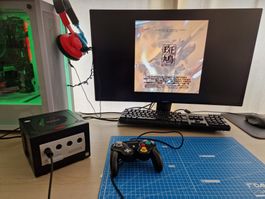 Gamecube Noire Originale + Jeux + Memory Card + manette !