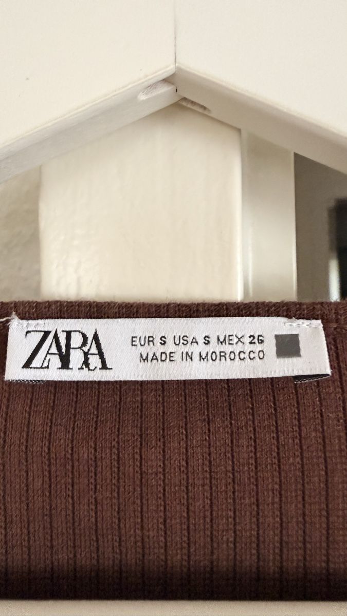 Zara Tops: Braunes Top, Grösse S – Gebraucht aus Thun von tat_zb9b 1