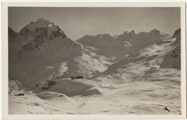 Engadin - Blick von Fuorcla Surlej auf Roseg - (1935)