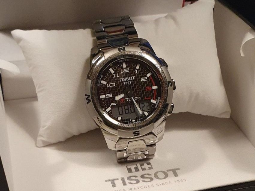 Tissot Orologi: Tissot Karbon T-Touch II Titanium - Touch-Screen Saphirglas – Usato da Hitzkirch venduto da enya2007 2