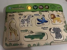 LeapFrog Interactive Wooden Animal Puzzle - Bilingual