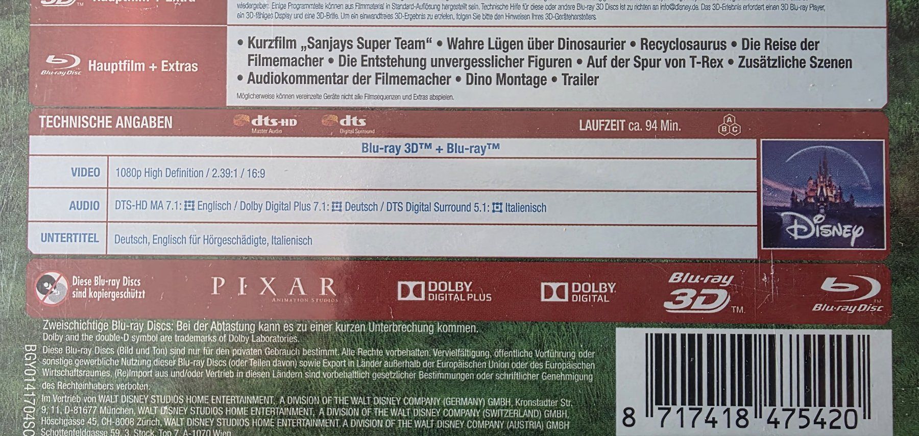 Tutti i DVDs: Blu Ray Arlo & Spot - Disney NEU – Nuovo e nell'imballaggio originale da Oetwil am See venduto da fineli2 1