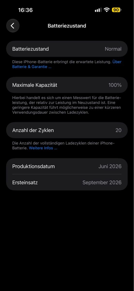 Apple Handys / Smartphones: iPhone 17 Pro Max 512 GB  – Neu (gemäss Beschreibung) aus Greifensee von qen_p9zj 3