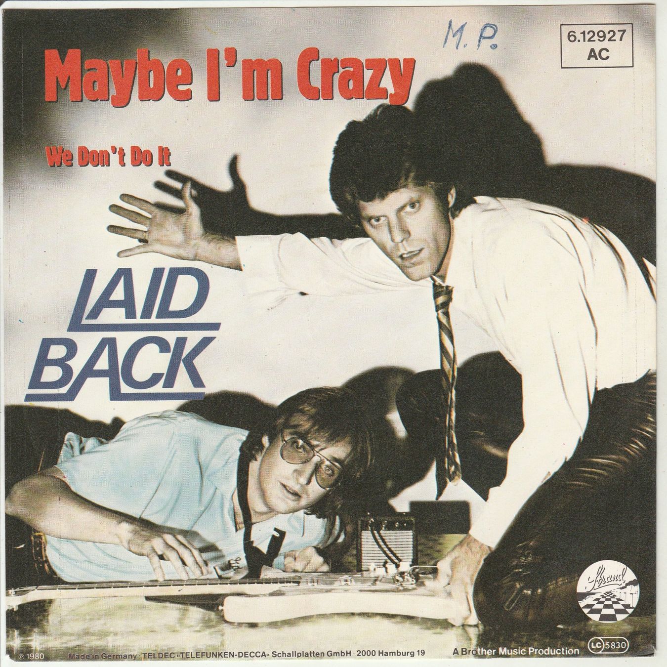 Dischi in vinile: Laid Back - Maybe I'm crazy 7" Vinyl 1980 – Usato da Tübach venduto da JamesStone