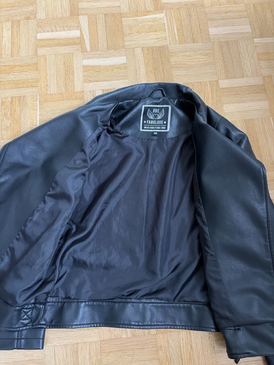 C&A Giacche & Cappotti: Kunstlederjacke C&A Gr. 158 – Usato da Bottmingen venduto da Kessie12 1