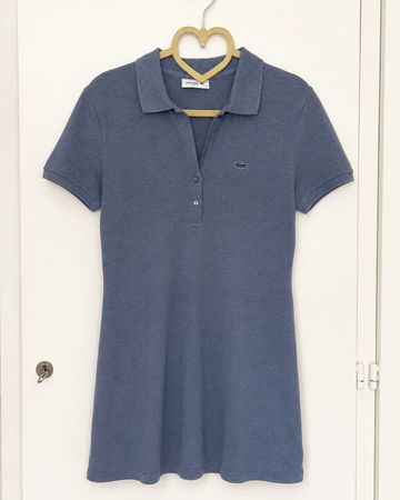 Lacoste Polo Dress Blue Size M