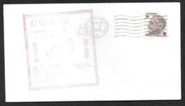 USA Sonderbrief Apollo 10 Bergungsschiff USS Princeton 1969