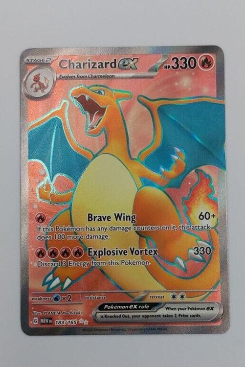 Charizard ex (183/165 set MEW 151) NM / ENG (Gebraucht) in COINTRIN für ...