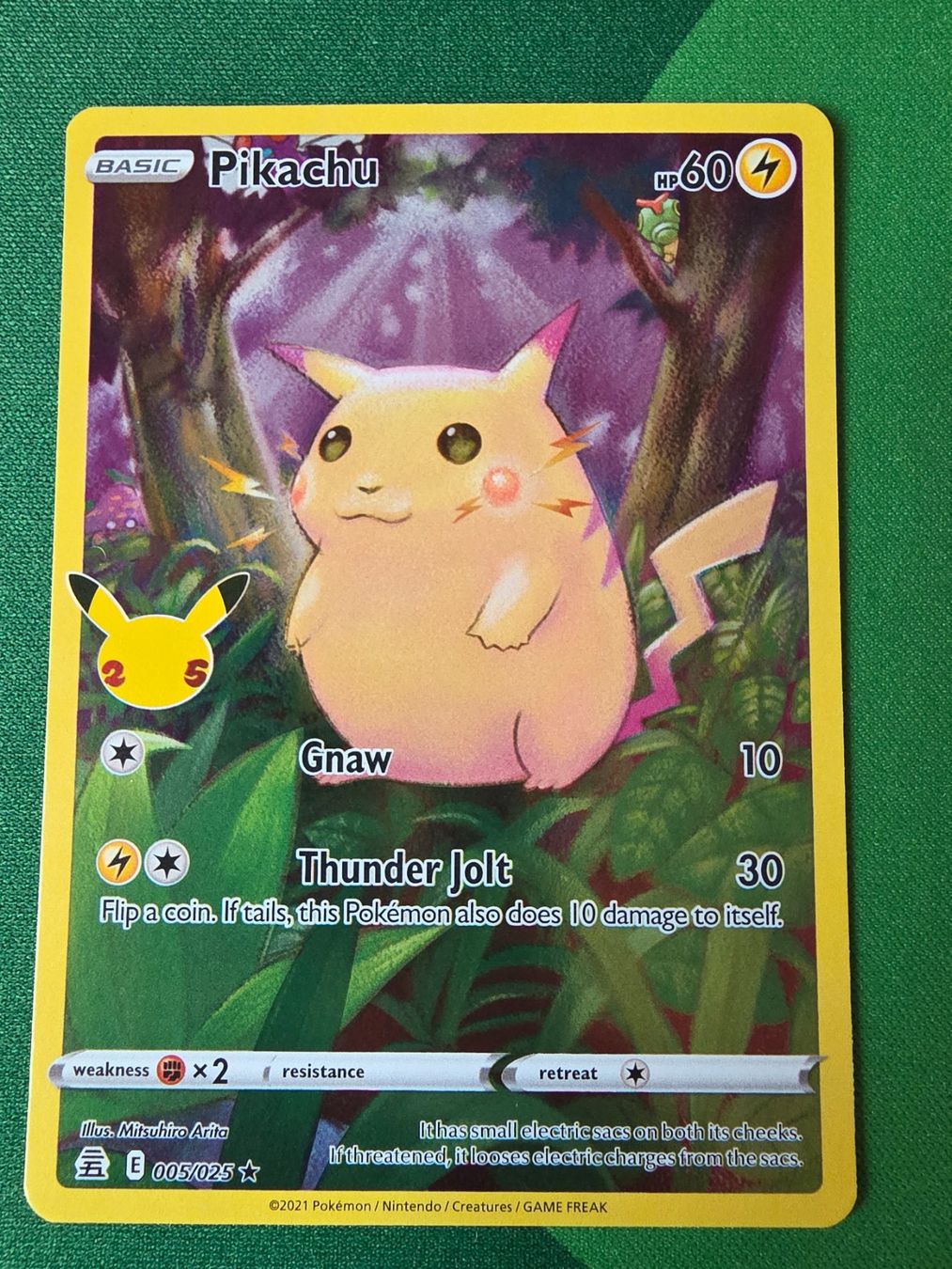 Pokémon Carte collezionabili: Pokemon Pikachu 005/025 Celebrations Englisch – Usato da Gossau SG venduto da worklifebalance