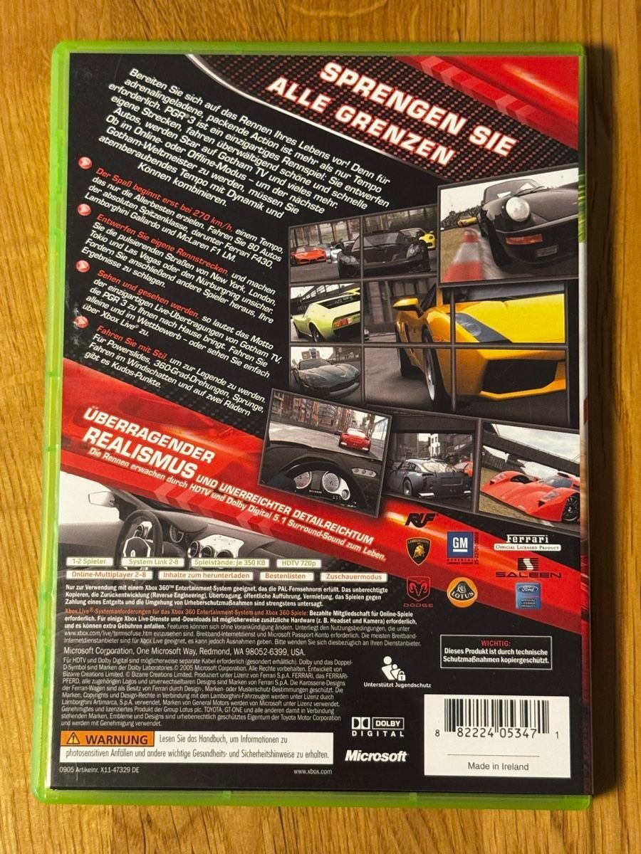 Giochi: Project Gotham Racing 3 - CIB - Xbox 360 – Usato da Uster venduto da GamesAndStuff 1