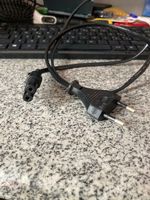 Linoya Stromkabel C7 / Eurostecker, 1 m, Schwarz 2.5A-250V