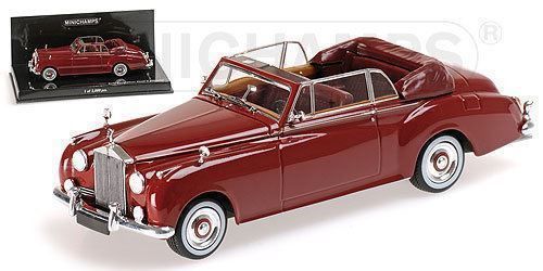 Rolls Royce Modellini d'auto: Rolls Royce Silver Cloud II Convertible 1959-1962 dunkelrot – Nuovo e nell'imballaggio originale da Gerlafingen venduto da espero88 6