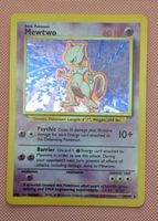 Pokémon Mewtwo Holo Set Base Eng 10/102 Vintage 1999 WOTC