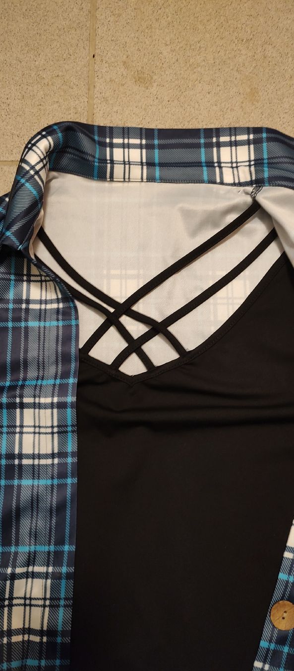Camicette: Damen Bluse mit integriertem Top – Nuovo (secondo la descrizione) da Grenchen venduto da car_qq2t 1