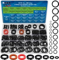 7 Grösse Wasserschlauch Dichtung 20 O-Ring-Sortiment Kit