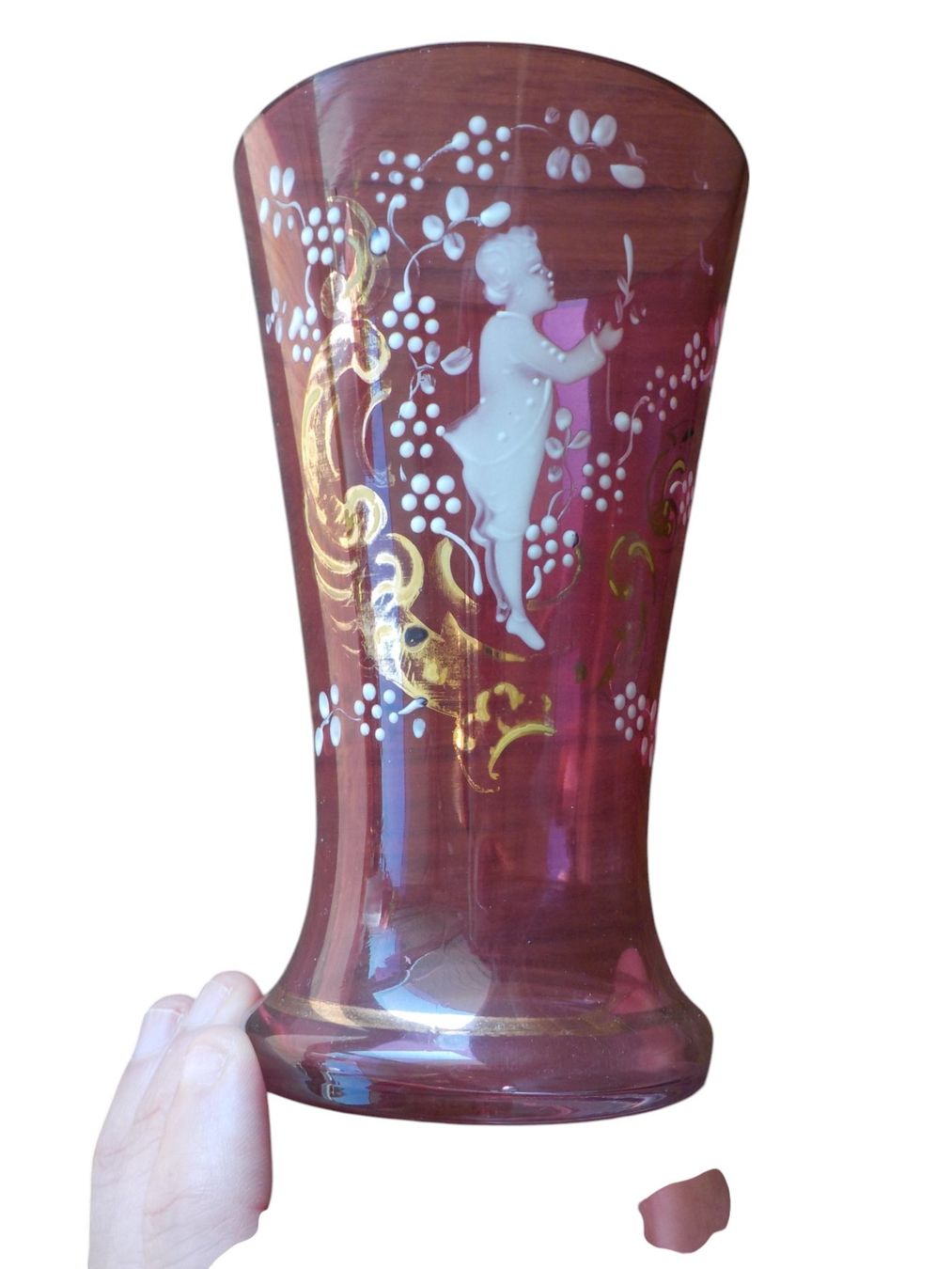 Gläser: Glas 19. Jahrhundert Schneemalerei – Gebraucht aus Mörschwil von antiksalon21 3