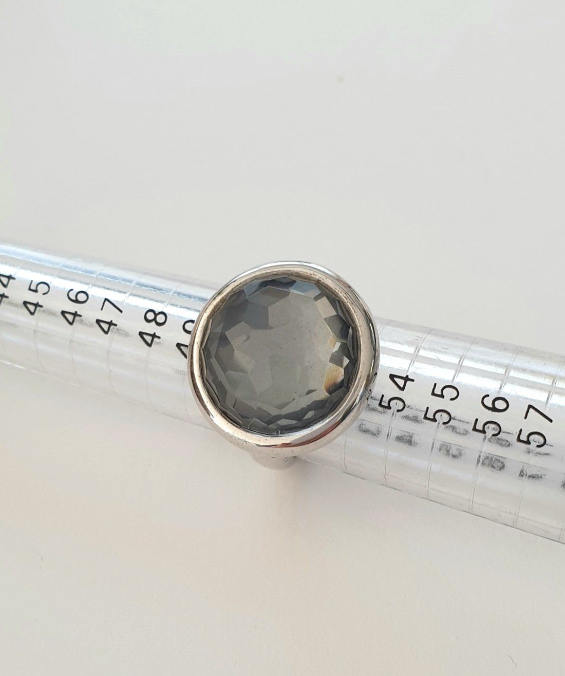 Anelli: Edler Silber Ring 925 mit facettierten Bergkristall – Nuovo e nell'imballaggio originale da Uetikon am See venduto da Coralreef 8