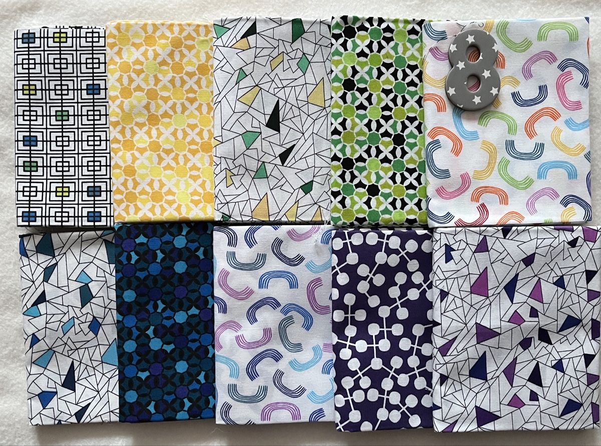 Stoffe: Patchworkstoffe Set8 10FQ – Neu (gemäss Beschreibung) aus Seuzach von KreativmitStoff