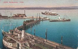 Romanshorn Hafen Battello Boot Schiff Dampfer
