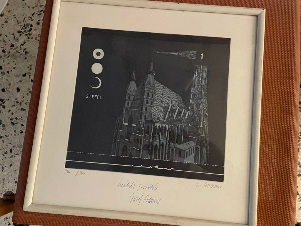 Poster & Bilder: Josef Bramer STEFFL - Limitierte Original Radierung 39/100 – Gebraucht aus Zürich von Turicum_8001