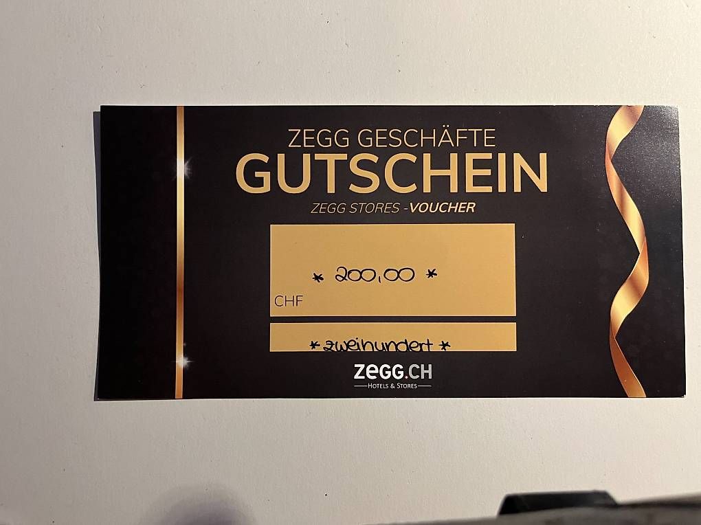 Buoni: Buono per hotel ZEGG – Nuovo e nell'imballaggio originale da Bellinzona venduto da Embe