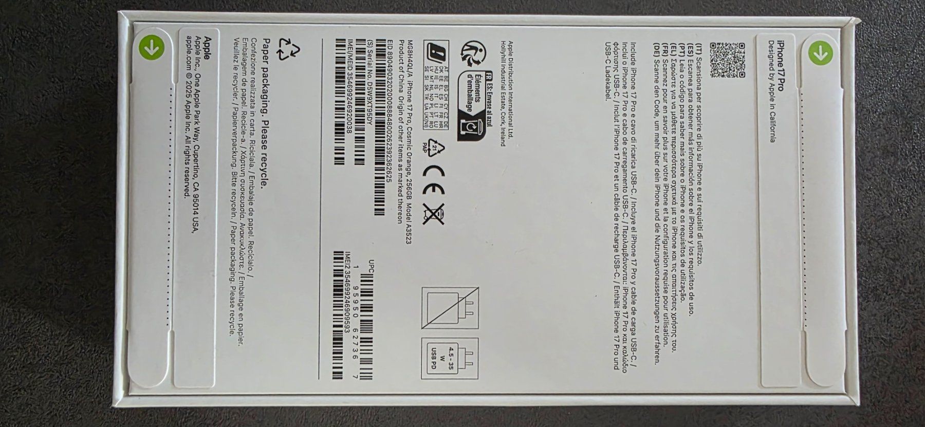 Apple Handys / Smartphones: Iphone 17 pro 256 GB – Neu und originalverpackt aus Basel von ssa_x5wz 1