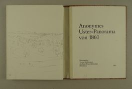 USTER PANORAMA VON 1860, REPRINT 1983