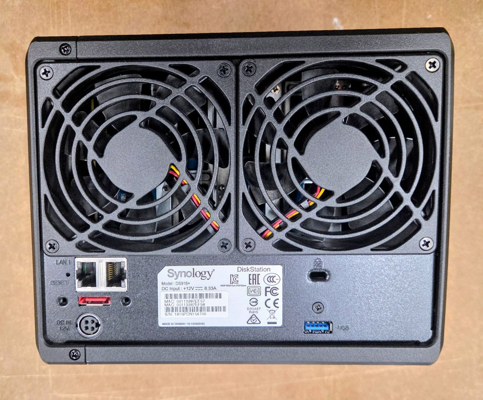 Synology Server: Synology DS918+ NAS mit 8GB RAM – Gebraucht aus Siblingen von Hardwork 4