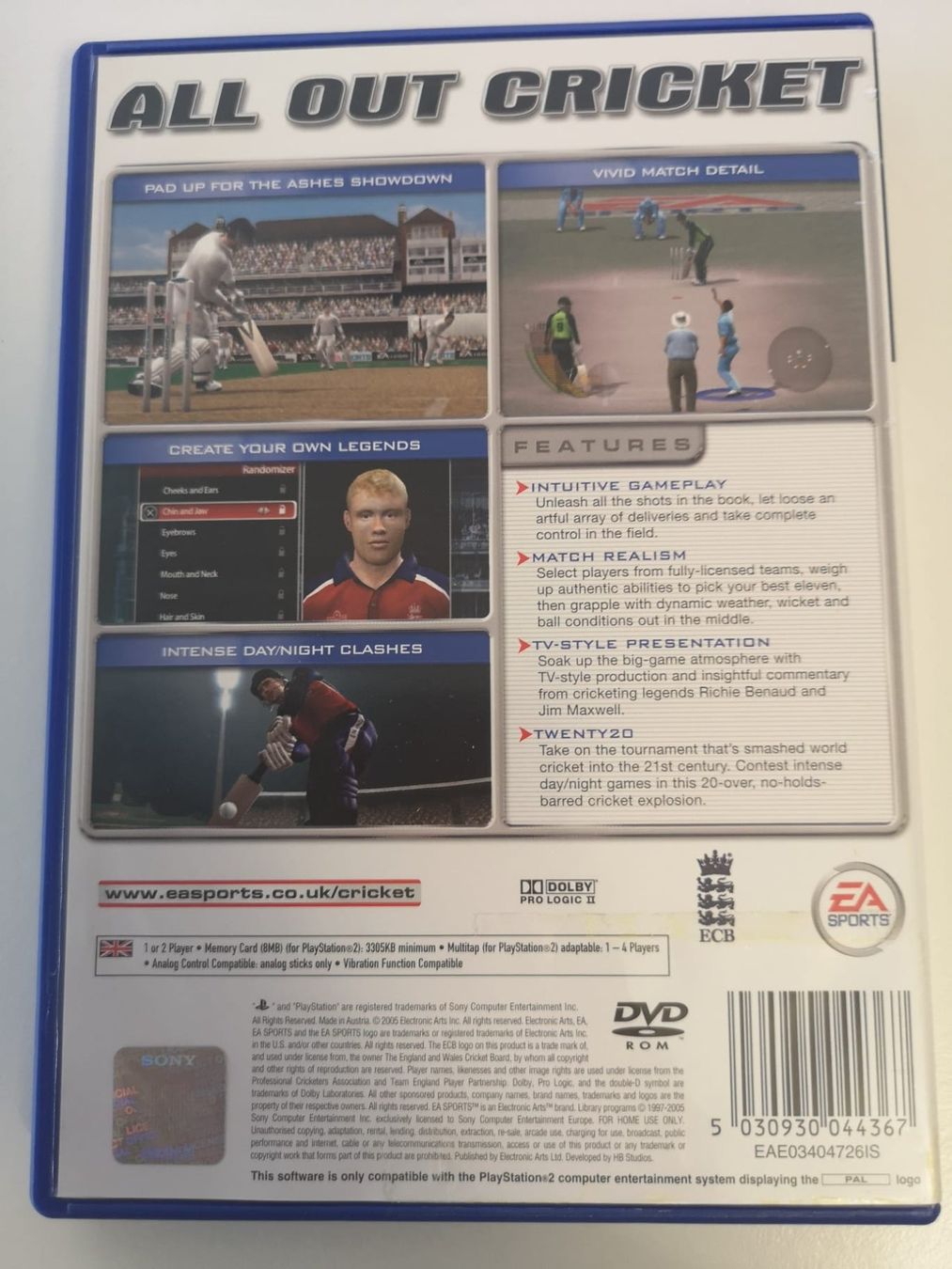 Giochi: Cricket 2005 (PS2) – Usato da Herisau venduto da Seyashop_2 2