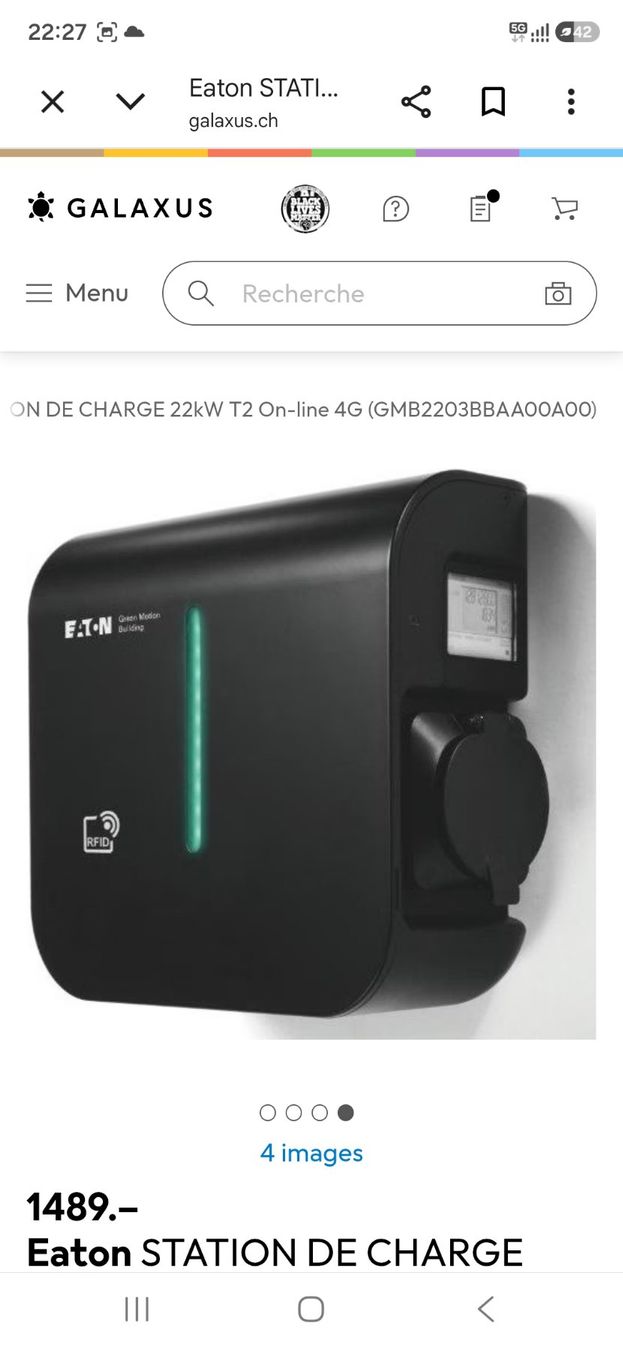Caricabatterie: Borne de charge Eaton – Usato da Biel/Bienne venduto da nte_57k8 1