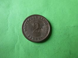 Dt. Reich 1906 G, 2 Pfennig