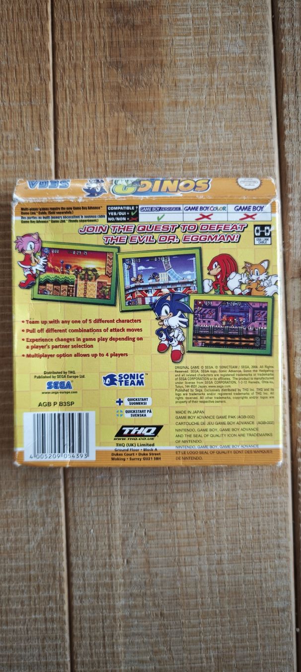 Sega Giochi: Sonic Advance 3 – Usato da Romanshorn venduto da Gaming-Anime_StoreCH 4