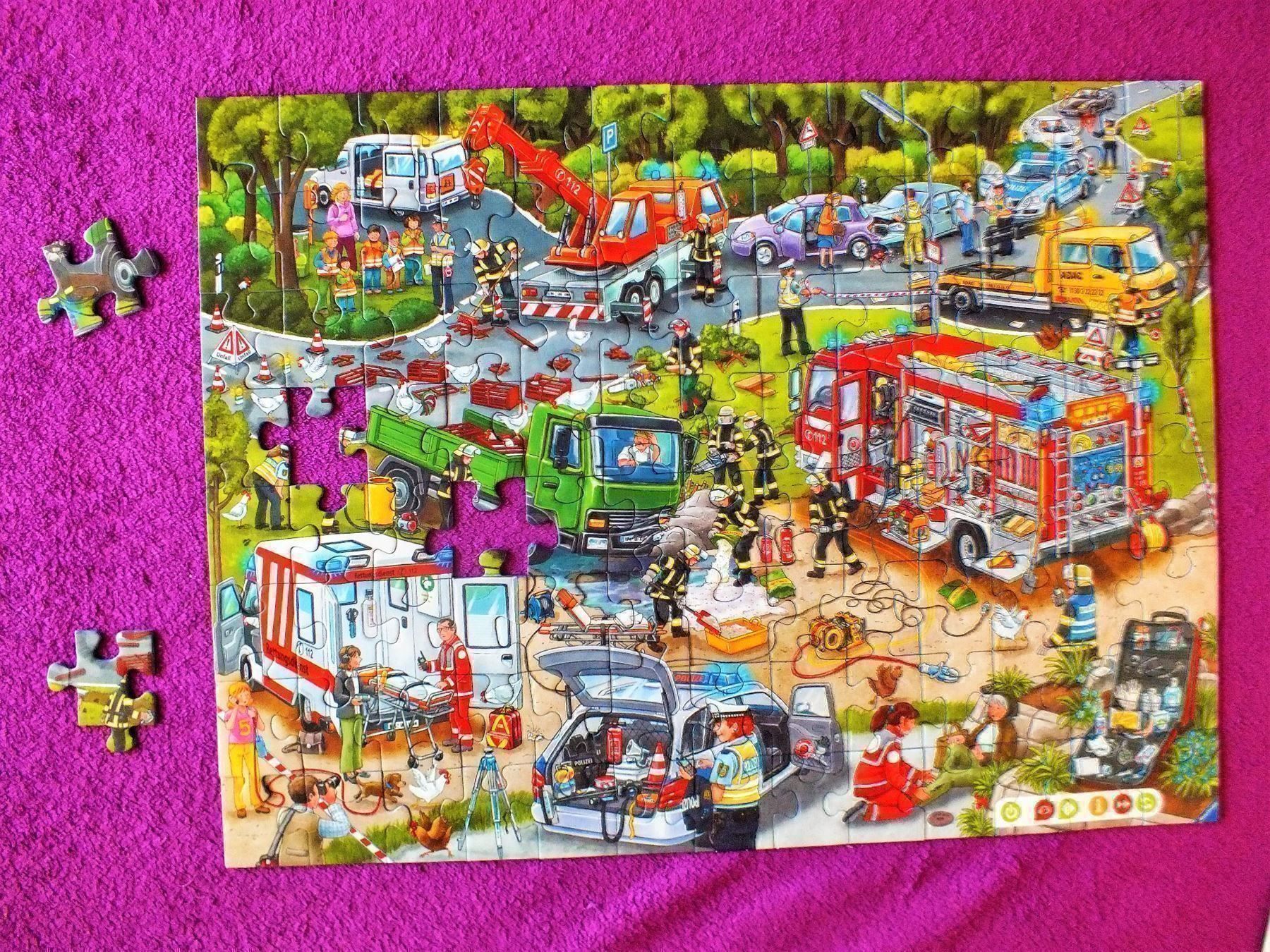 Tiptoi Puzzles: tiptoi Puzzle - Im Einsatz – Gebraucht aus Müllheim Dorf von Seeeule01 2
