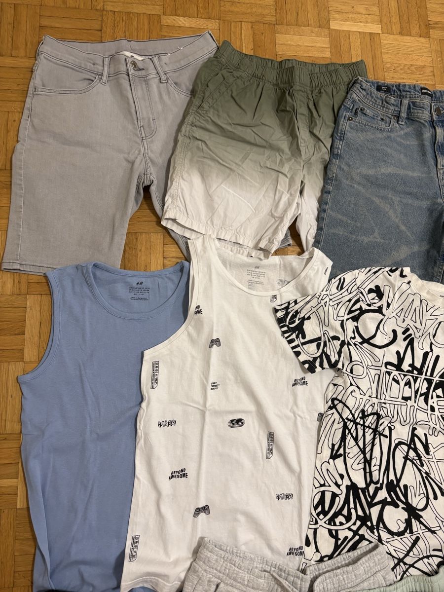 Lotti & Set di vestiti: Kleiderpaket Sommer Jungs Gr. 158 – Nuovo (secondo la descrizione) da Zürich venduto da Kinderwelten 1
