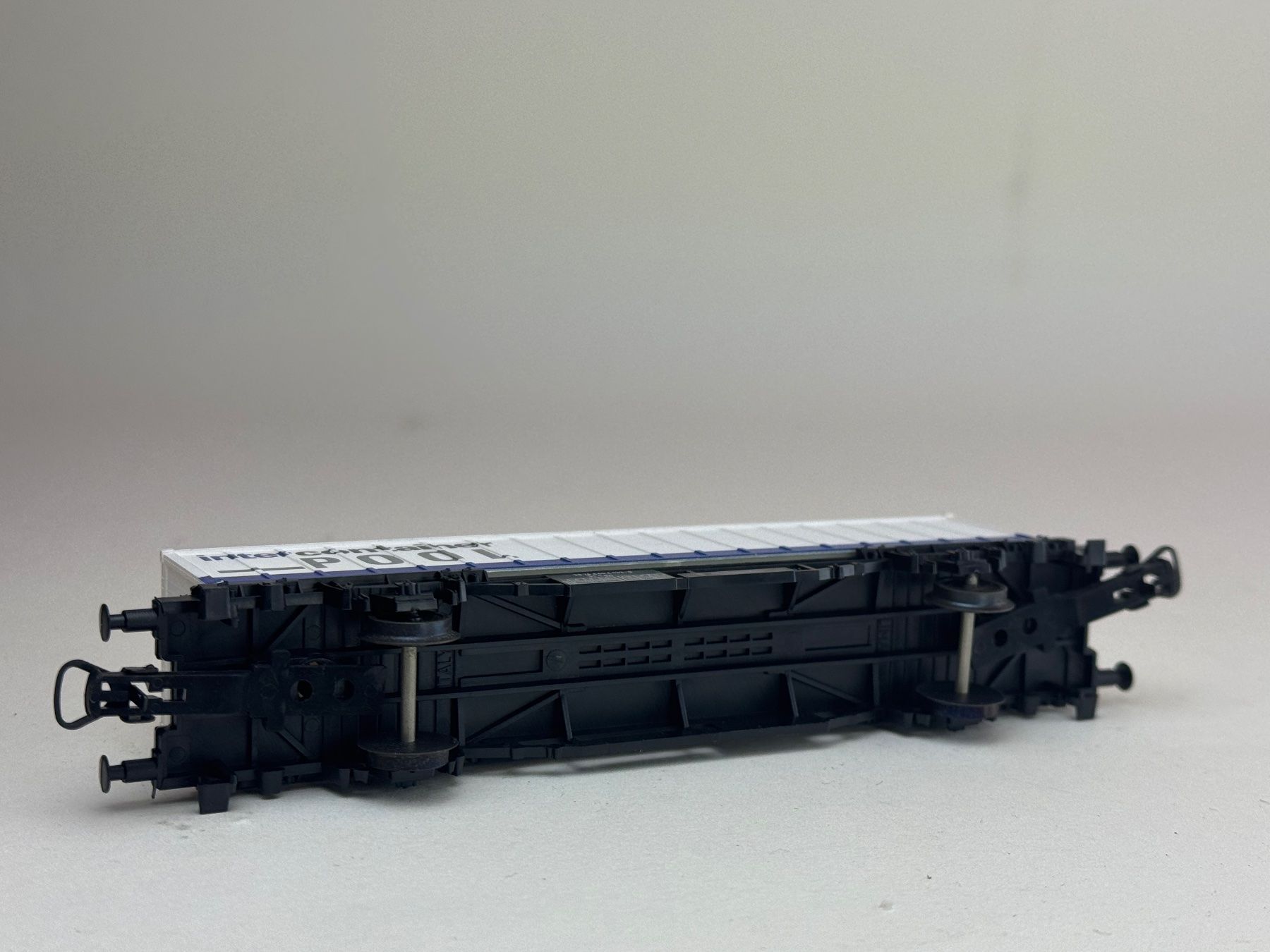 Lima Modelleisenbahnen: HR- Lima Containertragwagen Inter Container – Gebraucht aus Elm von Wikmtz 2