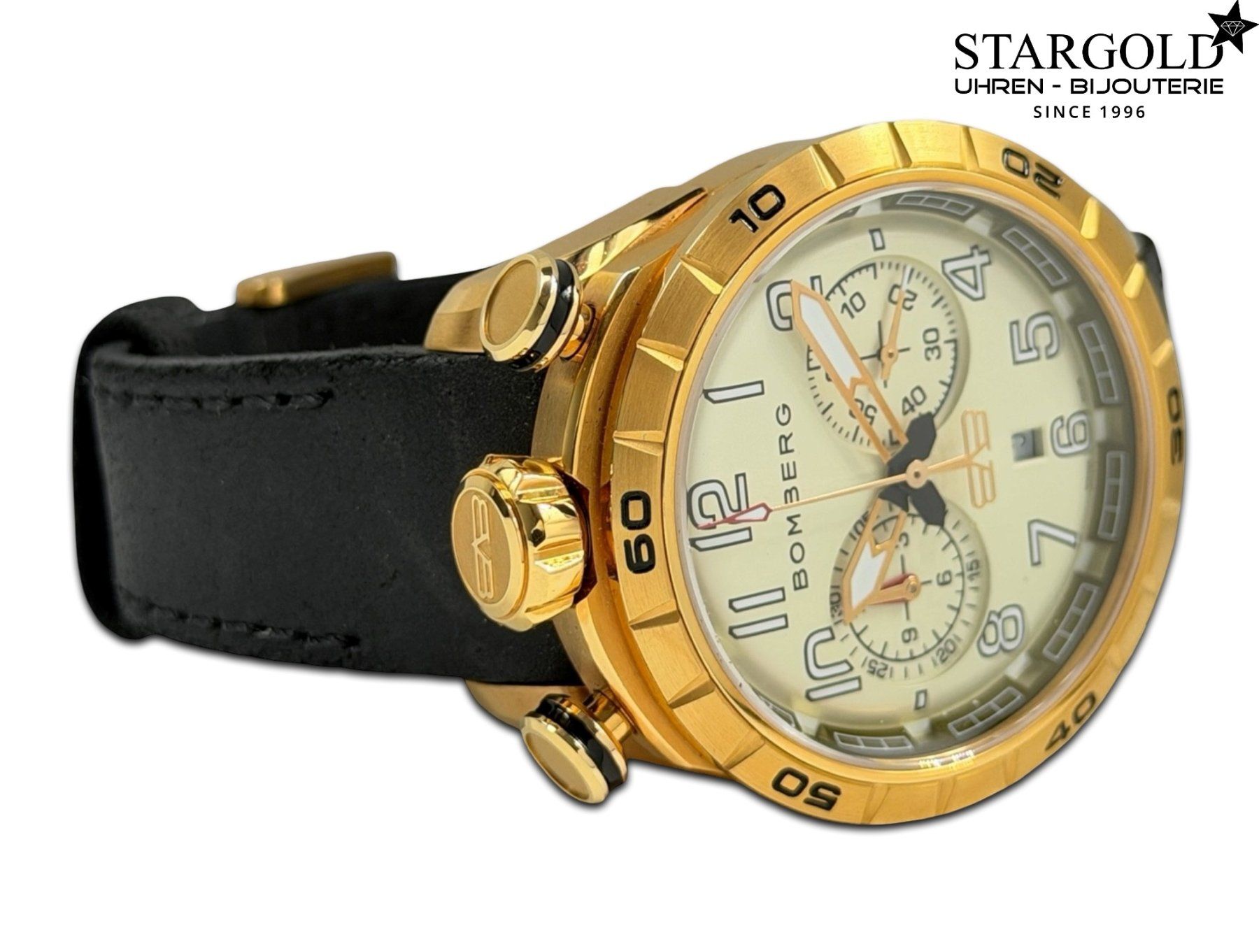 Bomberg Orologi: Bomberg 1968 Chronograph – Nuovo e nell'imballaggio originale da Zürich venduto da Stargold-Uhren 2