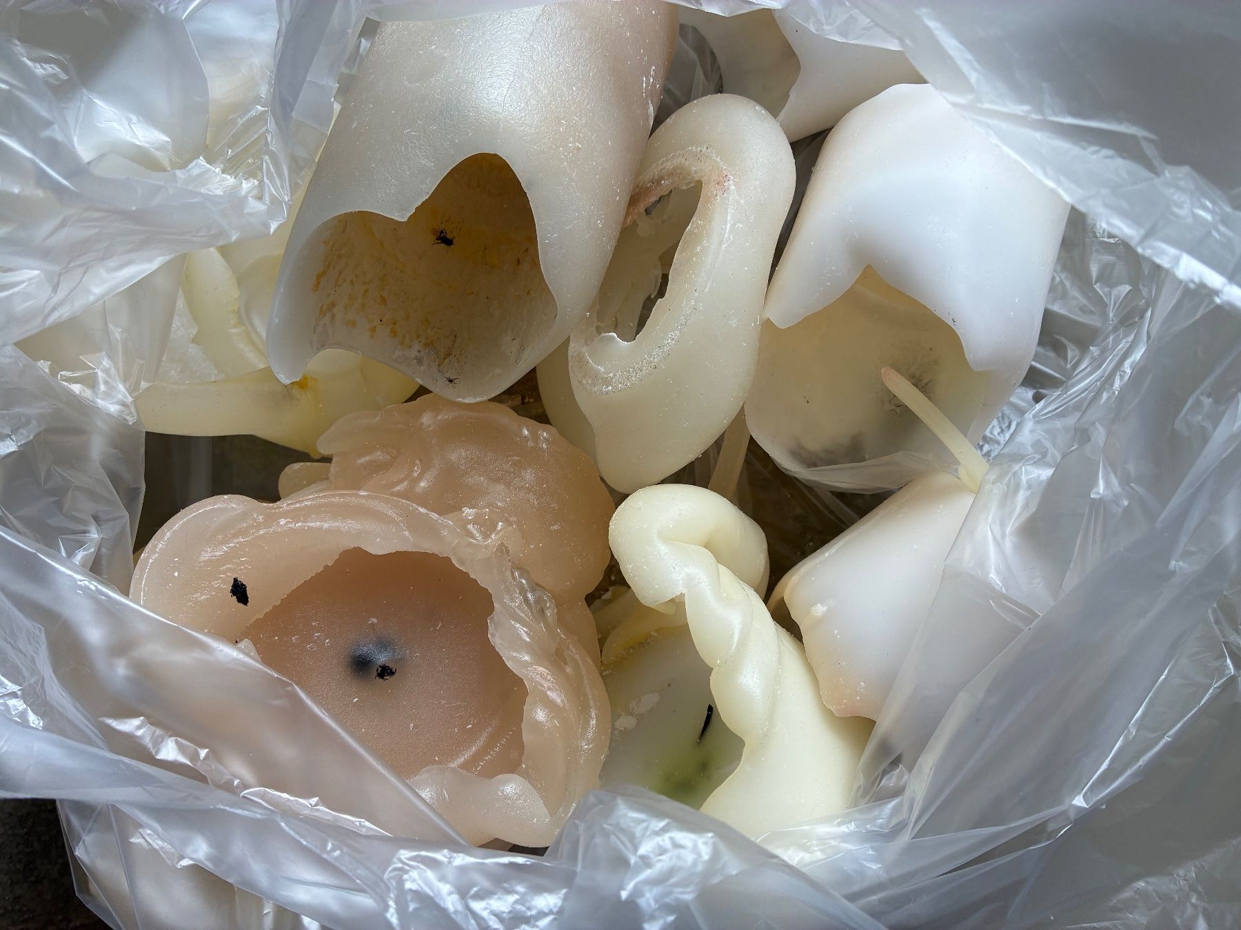 Candele: Kerzenwachs Reste, knapp 1,4 Kg – Usato da Zäziwil venduto da lolek01