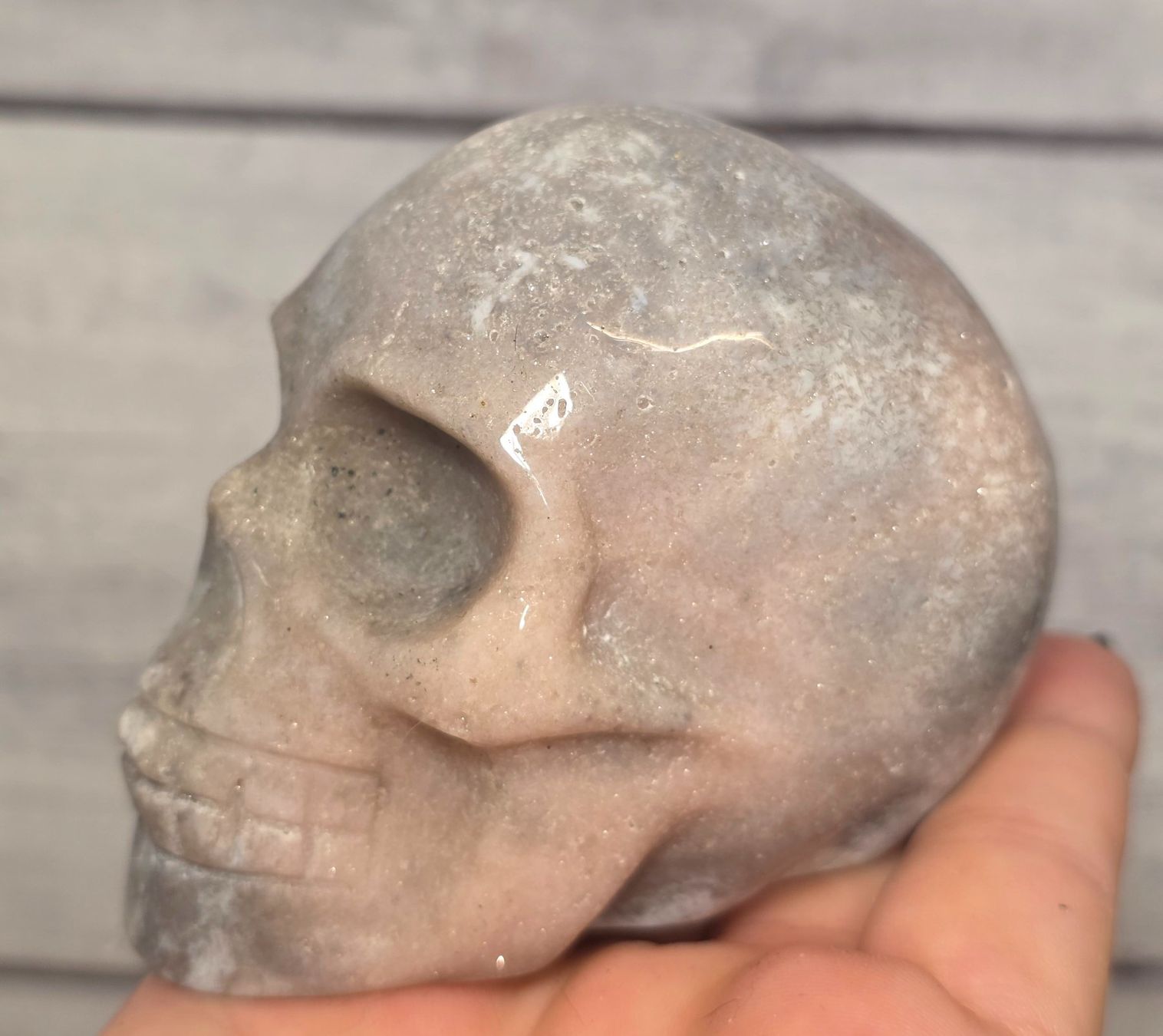Mineralien & Heilsteine: Pink Amethyst Schädel 369g – Neu und originalverpackt aus Matzingen von Shay_Crystalz 2