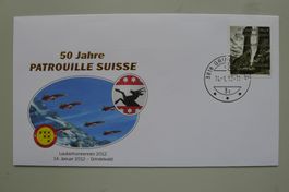 2012, Sonderbrief "Laubhornrennen" 50 J. Patrouille Suisse