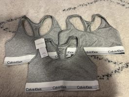 Calvin Klein Bustier grau L Top Zustand