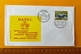 Sonderbrief 1965 Basel Drei Länder Jumelage