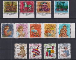 H50) Pro Juventute 1983, 1986, 1987, ET Vollstempel