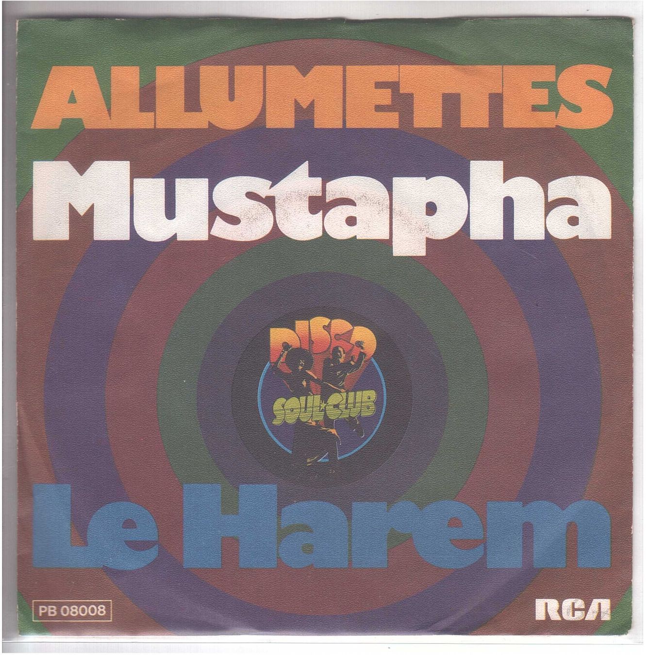 Schallplatten: Single7 ALLUMETTES - MUSTAPHA – Gebraucht aus Rheinau von asteng