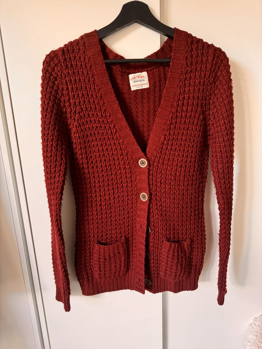 C&A Pullover & Sweatshirts: Strickjacke bordeaux M C&A – Neu (gemäss Beschreibung) aus Richterswil von Manu55555