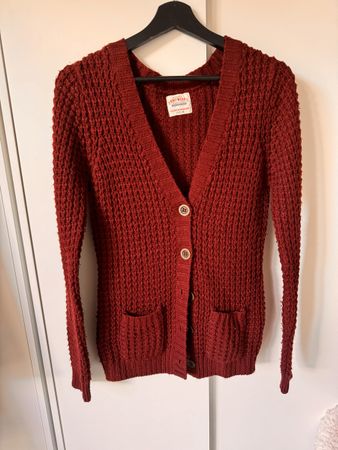 Strickjacke bordeaux M C&A