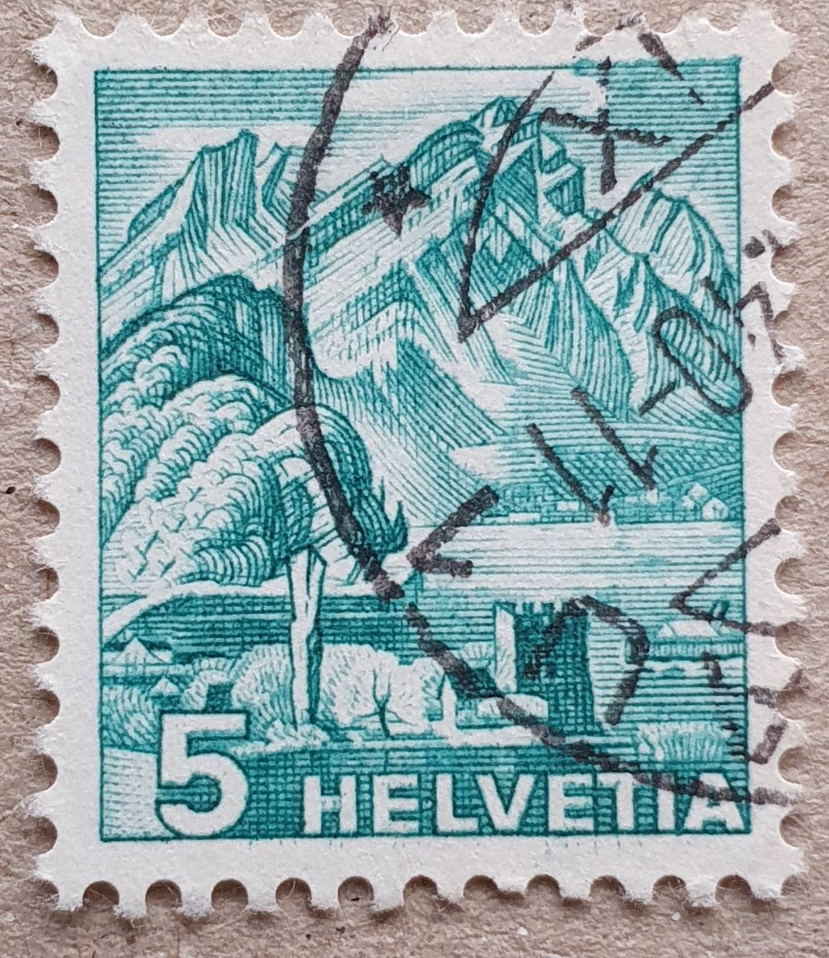 Tutti i francobolli: Nr 202 Diverse Fehler (Pilatus) – Usato da Balgach venduto da SIMEON27 1