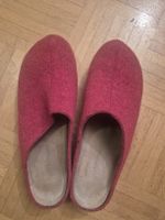 Filzpantoffeln in Rot, Grösse 11 US13 Berkemann
