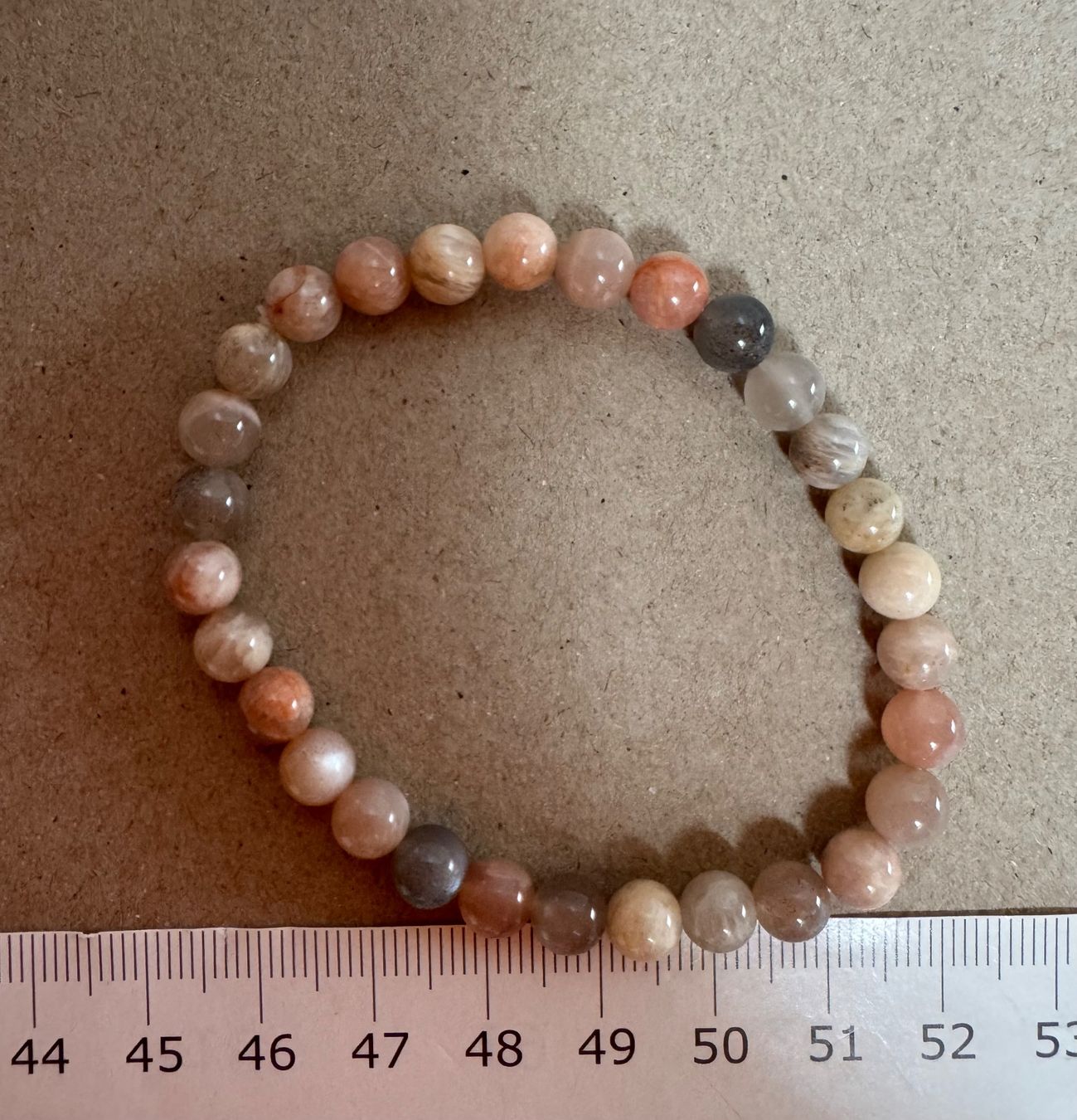 Armbänder & -reifen: Mondstein   Armband.   elast    TOP!!!  6mm – Neu und originalverpackt aus Leuggern von gemshow 5